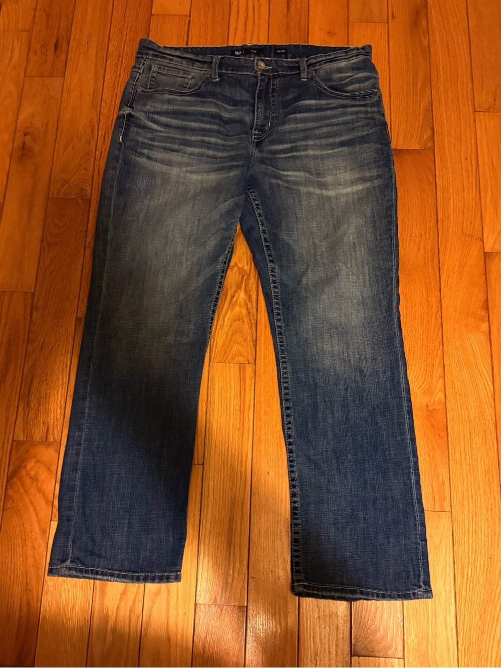 Buckle Men's Blue Denim Jeans - Classic Straight Fit - Picture 5 of 5